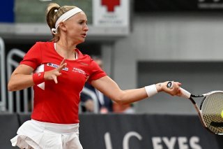 Une défaite malheureusement prévisible pour Jil Teichmann. KEYSTONE/EPA/Piotr Polak
